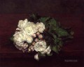 花 白いバラ 花画家 アンリ・ファンタン・ラトゥール